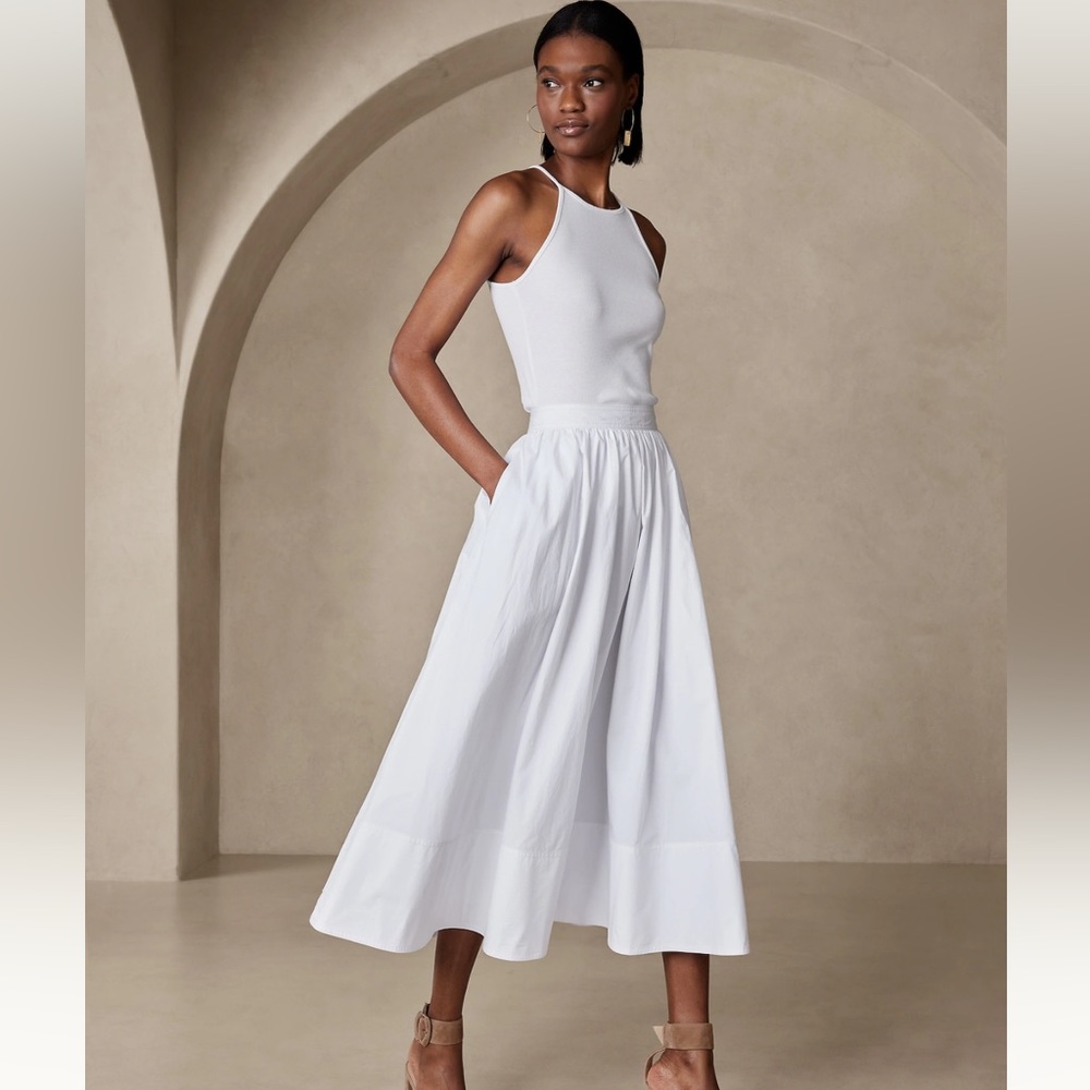 COPY - Banana republic laurel poplin skirt
